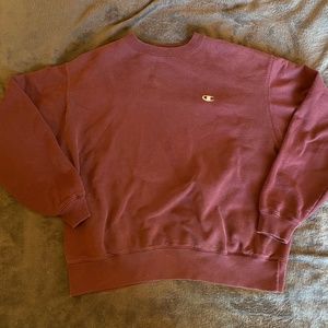 Red Burgundy Vintage Champion Eco Crewneck